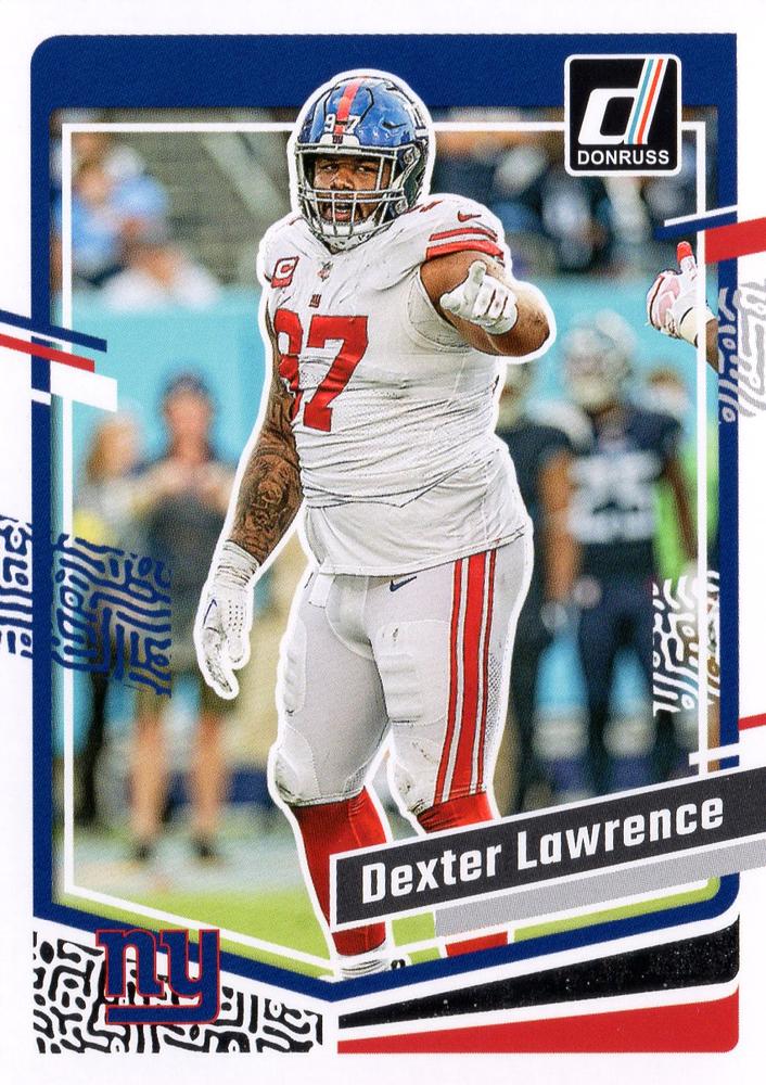 #222 Dexter Lawrence - New York Giants - 2023 Donruss Football