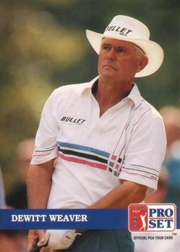 #222 Dewitt Weaver - 1992 Pro Set PGA Tour Golf