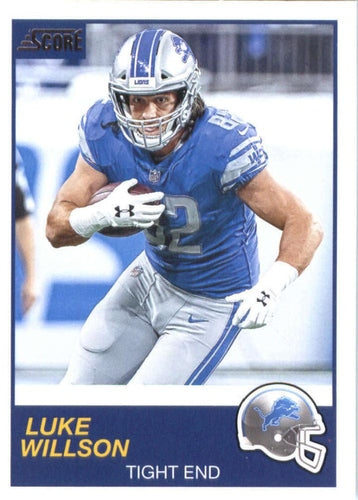 #222 Luke Willson - Detroit Lions - 2019 Score Football