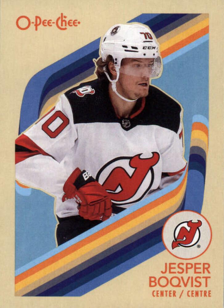 #222 Jesper Boqvist - New Jersey Devils - 2023-24 O-Pee-Chee - Retro Hockey