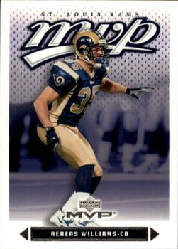 #222 Aeneas Williams - St. Louis Rams - 2003 Upper Deck MVP Football