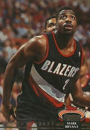 #222 Mark Bryant - Portland Trail Blazers - 1992-93 Stadium Club Basketball