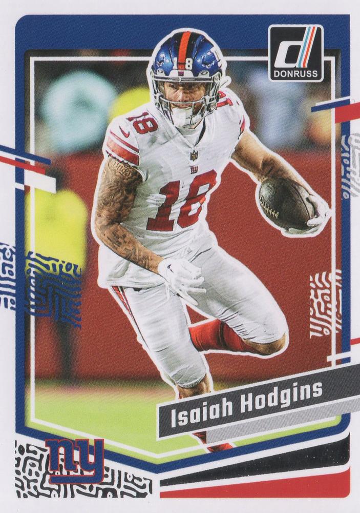 #223 Isaiah Hodgins - New York Giants - 2023 Donruss Football