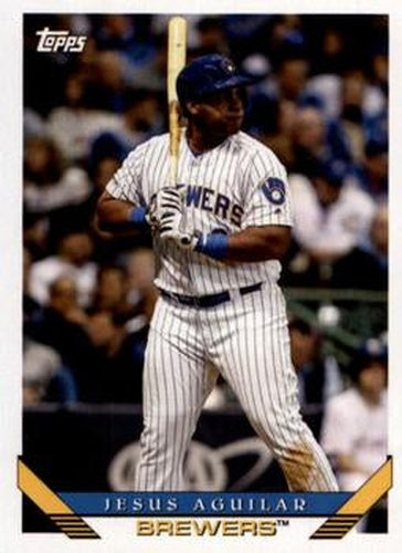 #223 Jesus Aguilar - Milwaukee Brewers - 2019 Topps Archives Baseball