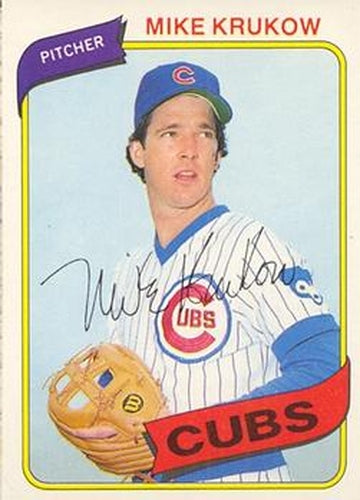#223 Mike Krukow - Chicago Cubs - 1980 O-Pee-Chee Baseball