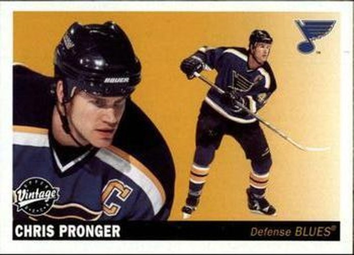 #223 Chris Pronger - St. Louis Blues - 2002-03 Upper Deck Vintage Hockey