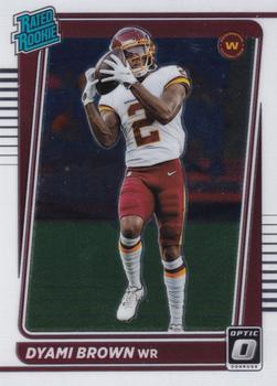 #223 Dyami Brown - Washington Football Team - 2021 Donruss Optic Football