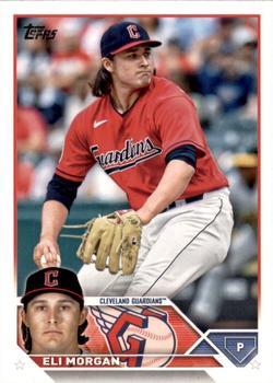 #223 Eli Morgan - Cleveland Guardians - 2023 Topps Baseball