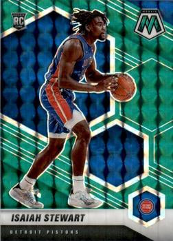 #223 Isaiah Stewart - Detroit Pistons - 2020-21 Panini Mosaic - Mosaic Green Basketball