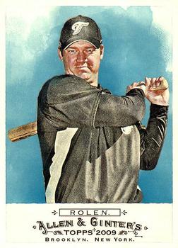 #223 Scott Rolen - Toronto Blue Jays - 2009 Topps Allen & Ginter Baseball