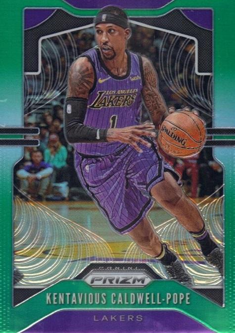 #224 Kentavious Caldwell-Pope - Los Angeles Lakers - 2019-20 Panini Prizm - Prizms Green Basketball