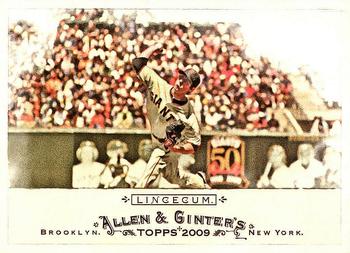 #224 Tim Lincecum - San Francisco Giants - 2009 Topps Allen & Ginter Baseball