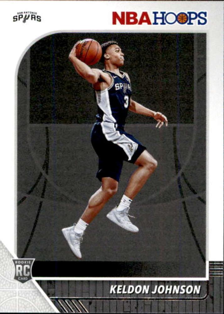 #224 Keldon Johnson - San Antonio Spurs - 2019-20 Hoops Basketball