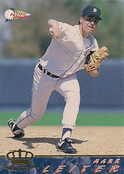 #224 Mark Leiter - Detroit Tigers - 1994 Pacific Baseball