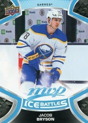 #224 Jacob Bryson - Buffalo Sabres - 2021-22 Upper Deck MVP - Ice Battles Hockey