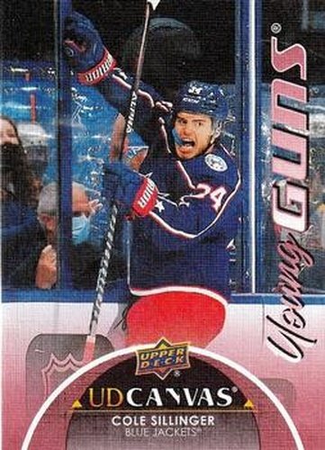 #C224 Cole Sillinger - Columbus Blue Jackets - 2021-22 Upper Deck - UD Canvas Hockey