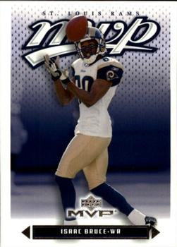 #225 Isaac Bruce - St. Louis Rams - 2003 Upper Deck MVP Football