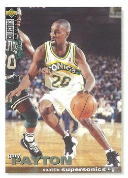 #225 Gary Payton - Seattle SuperSonics - 1995-96 Collector's Choice Basketball