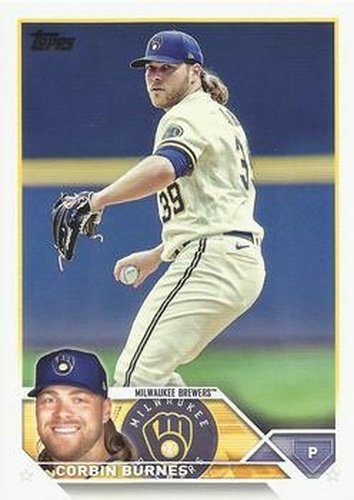 #225 Corbin Burnes - Milwaukee Brewers - 2023 Topps Baseball