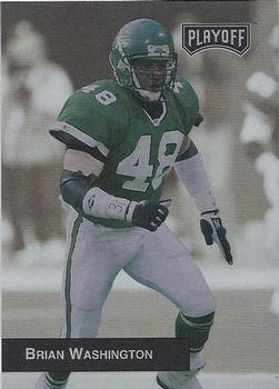 #225 Brian Washington - New York Jets - 1993 Playoff Football
