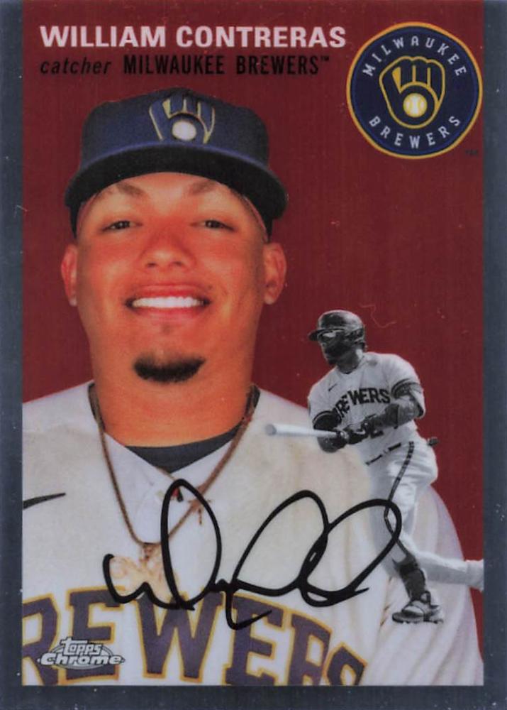 #225 William Contreras - Milwaukee Brewers - 2023 Topps Chrome Platinum Anniversary Baseball