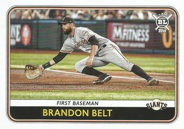 #226 Brandon Belt - San Francisco Giants - 2020 Topps Big League Baseball
