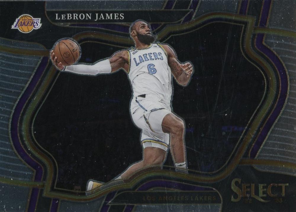 #226 LeBron James - Los Angeles Lakers - 2022-23 Panini Select Basketball