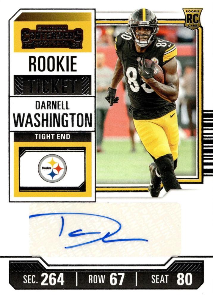 #226 Darnell Washington - Pittsburgh Steelers - 2023 Panini Contenders Football
