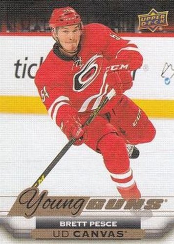 #C226 Brett Pesce - Carolina Hurricanes - 2015-16 Upper Deck - UD Canvas Hockey