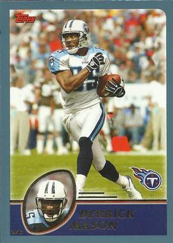 #226 Derrick Mason - Tennessee Titans - 2003 Topps Football