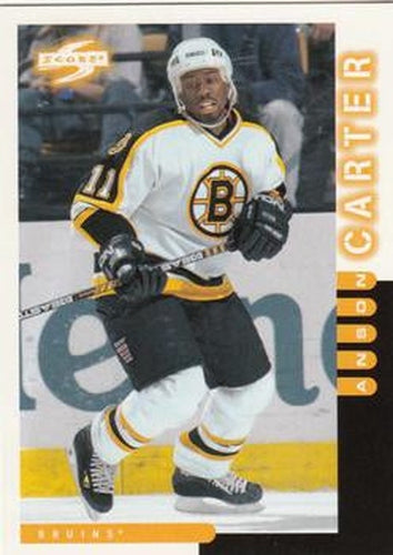 #226 Anson Carter - Boston Bruins - 1997-98 Score Hockey
