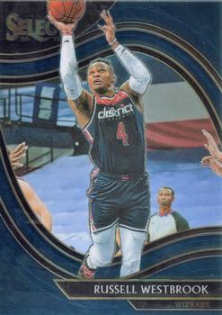 #226 Russell Westbrook - Washington Wizards - 2020-21 Panini Select - Blue Basketball