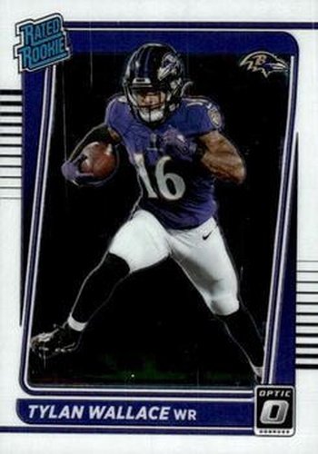 #226 Tylan Wallace - Baltimore Ravens - 2021 Donruss Optic Football