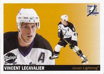 #226 Vincent Lecavalier - Tampa Bay Lightning - 2002-03 Upper Deck Vintage Hockey