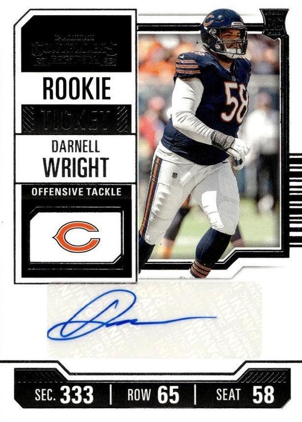 #227 Darnell Wright - Chicago Bears - 2023 Panini Contenders Football