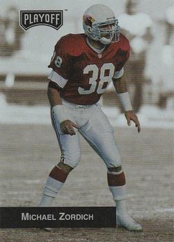 #227 Michael Zordich - Phoenix Cardinals - 1993 Playoff Football
