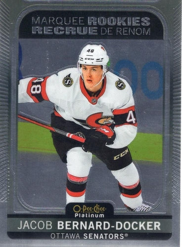 #227 Jacob Bernard-Docker - Ottawa Senators - 2021-22 O-Pee-Chee Platinum Hockey