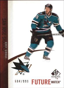 #227 Mike Moore - San Jose Sharks - 2010-11 SP Authentic Hockey