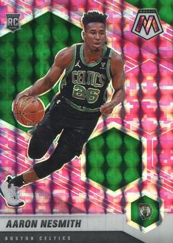 #227 Aaron Nesmith - Boston Celtics - 2020-21 Panini Mosaic - Mosaic Camo Pink Basketball
