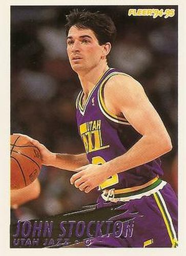 #227 John Stockton - Utah Jazz - 1994-95 Fleer Basketball
