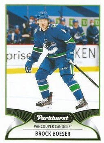 #227 Brock Boeser - Vancouver Canucks - 2021-22 Parkhurst Hockey