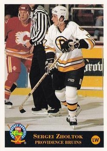 #227 Sergei Zholtok - Providence Bruins - 1994 Classic Pro Hockey Prospects Hockey