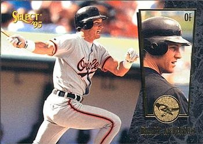 #227 Brady Anderson - Baltimore Orioles - 1995 Select Baseball