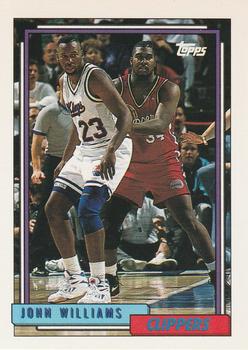 #228 John Williams - Los Angelesippers - 1992-93 Topps Basketball