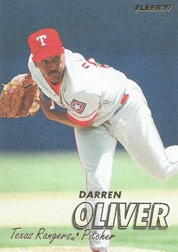 #228 Darren Oliver - Texas Rangers - 1997 Fleer Baseball