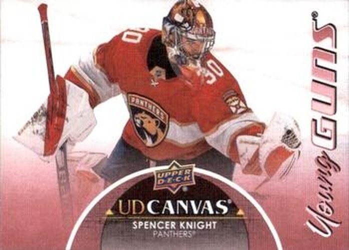 #C228 Spencer Knight - Florida Panthers - 2021-22 Upper Deck - UD Canvas Hockey