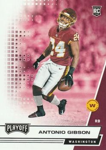 #228 Antonio Gibson - Washington Football Team - 2020 Panini Playoff Football