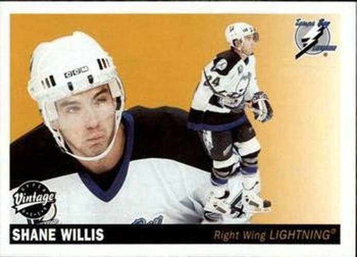 #228 Shane Willis - Tampa Bay Lightning - 2002-03 Upper Deck Vintage Hockey