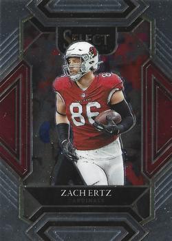 #228 Zach Ertz - Arizona Cardinals - 2021 Panini Select - Black and Gold Prizm Die Cut Football