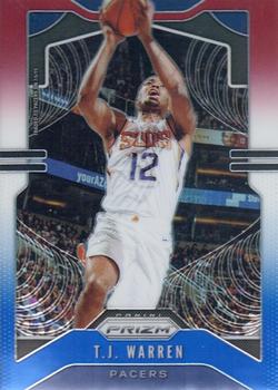 #228 T.J. Warren - Indiana Pacers - 2019-20 Panini Prizm - Prizms Red White and Blue Basketball